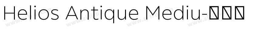 Helios Antique Mediu字体转换